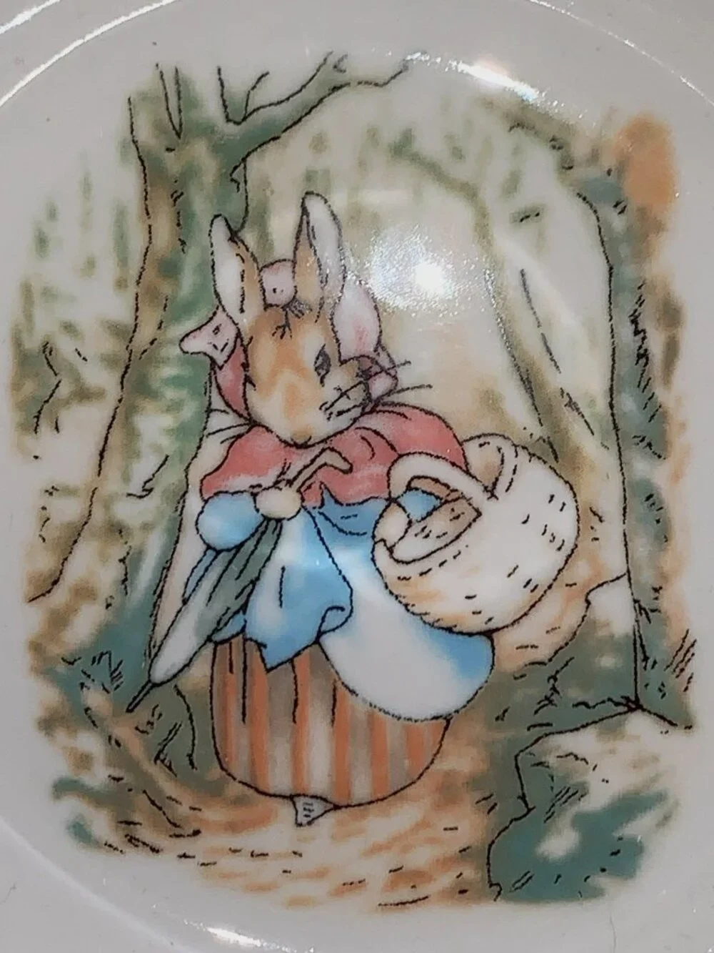 1991 Peter Rabbit‎ Beatrix Potter Wedgwood Child's Set Mug Plate Bowl NOS in Box